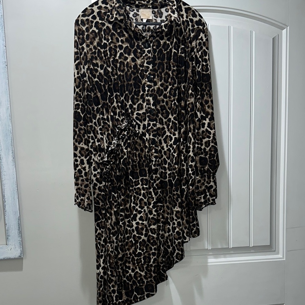 Zadie Bs Leopard Print Tunic
